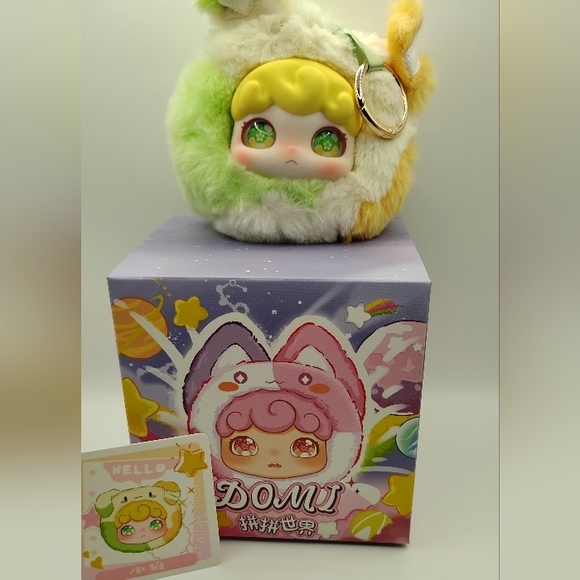 POP MART Accessories - Domi PinPin World Plush Keychain Pouch